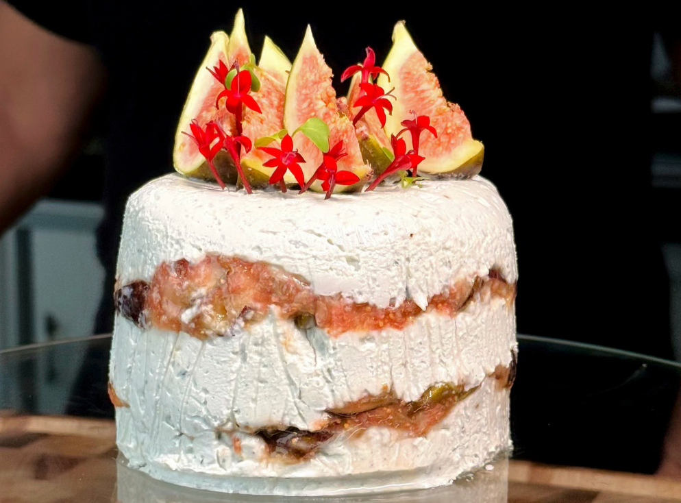 Terrine de Gorgonzola com Figos Frescos